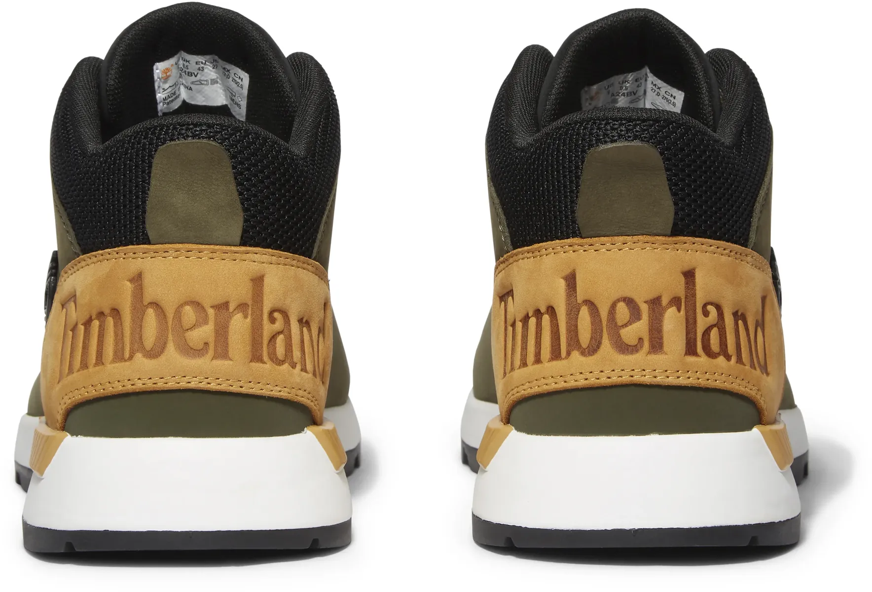 Мужские ботинки Timberland SPRINT TREKKER с логотипом на шнуровке, зеленый — фото 4