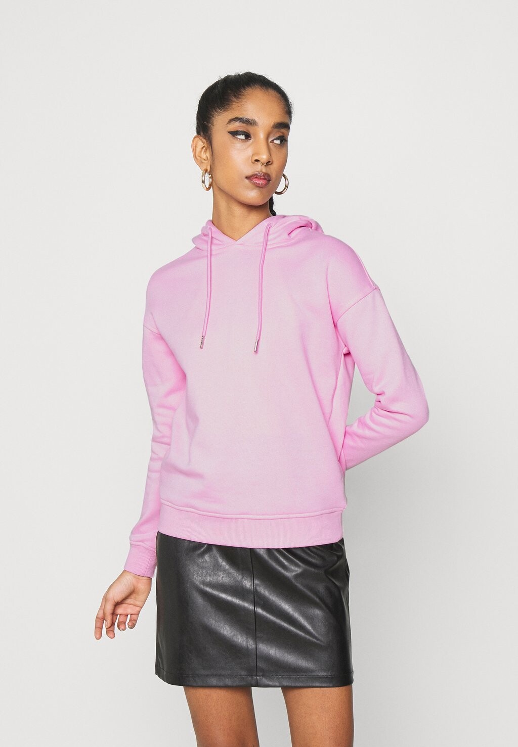 

Толстовка женская Urban Classics с капюшоном, розовый