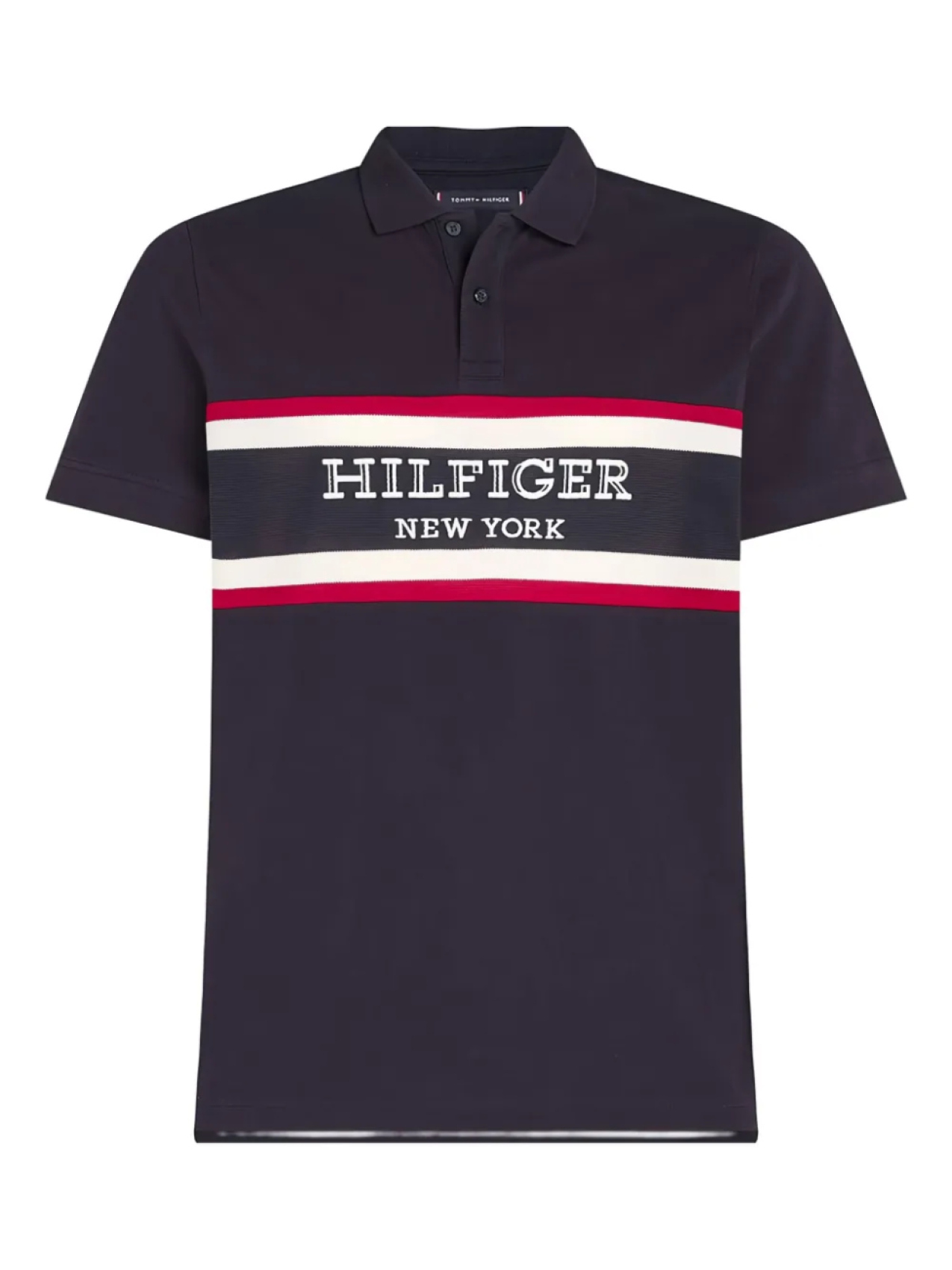 

Рубашка-поло из хлопка Tommy Hilfiger, синий