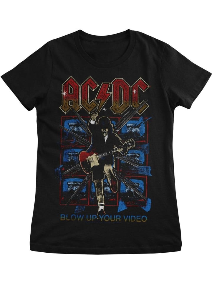 

Футболка Blow Up Your Video Girly Tee AC/DC, черный