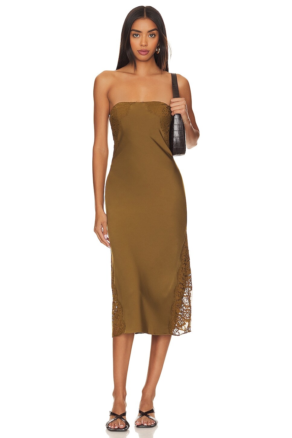 

Платье миди House of Harlow 1960 x REVOLVE Francisca, цвет Olive Green