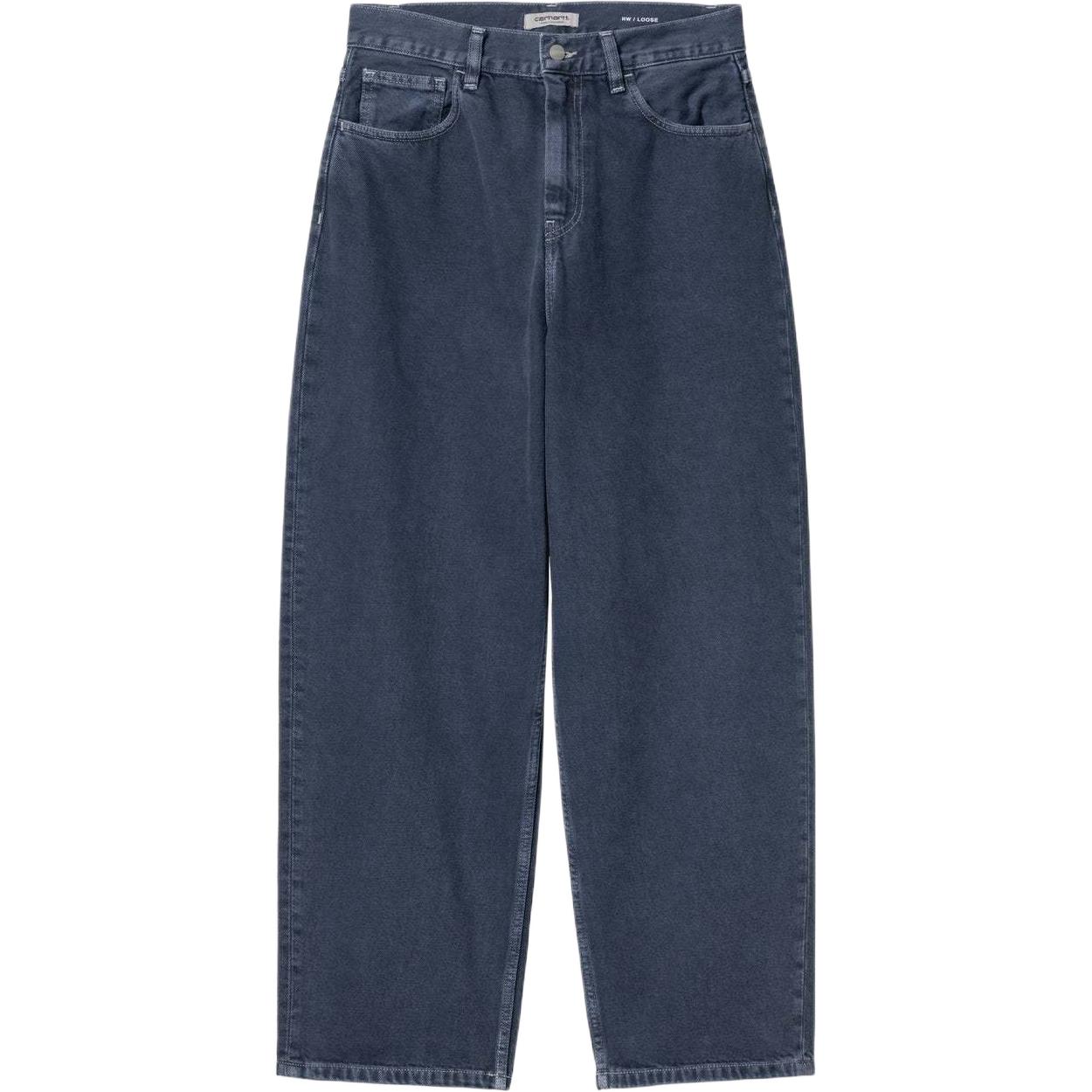 

Женские джинсы FW24, цвет «Воздушный калейдоскоп», средней прямой посадки, цвет «Воздушный калейдоскоп» Carhartt Wip, air force синий