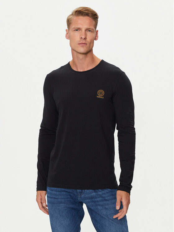 

Классический крой с длинным рукавом Versace, черный