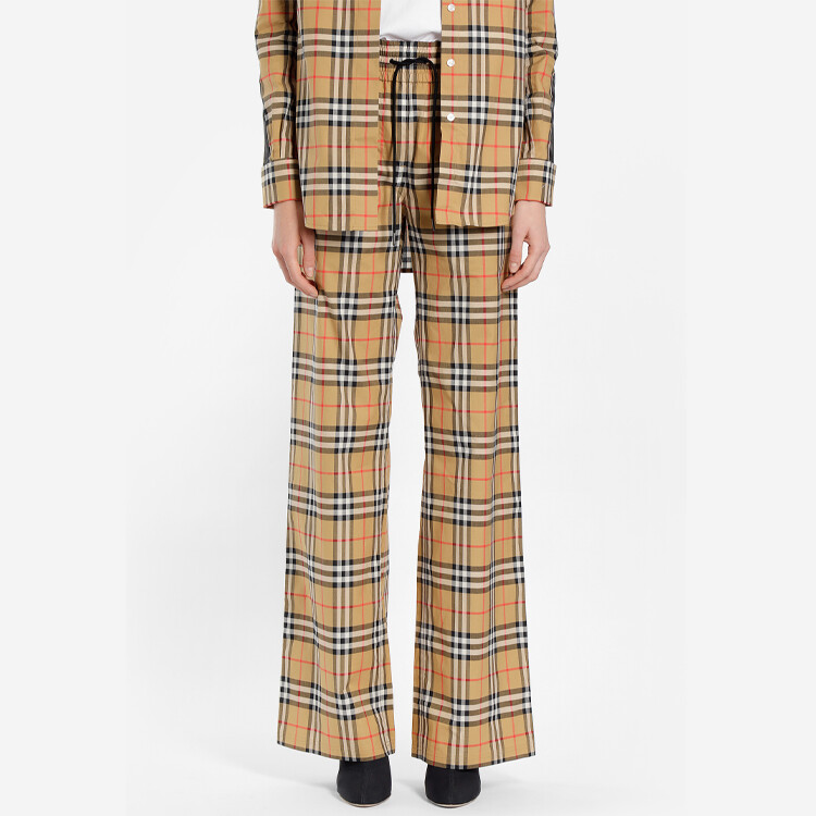 Брюки женские Burberry, повседневные, Antique желтый — фото 4