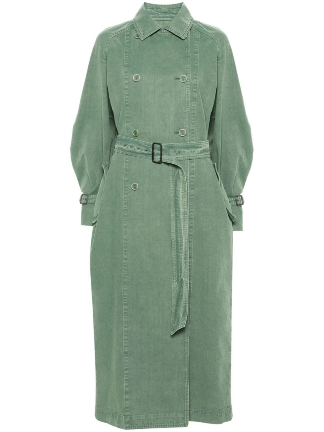 

Тренч из канваса Max Mara, зеленый