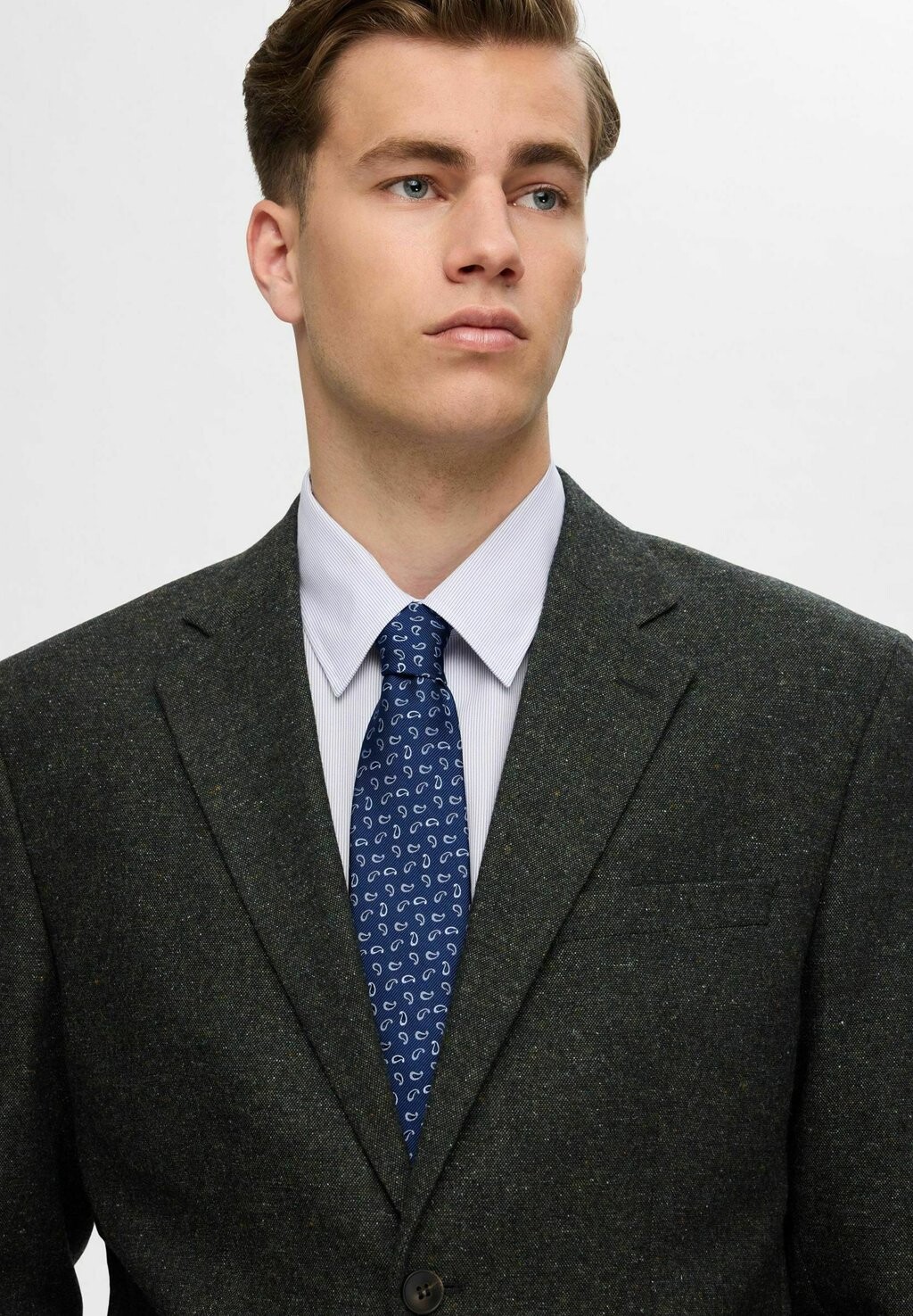 

Рубашка STREIFEN Selected Homme, кремовый