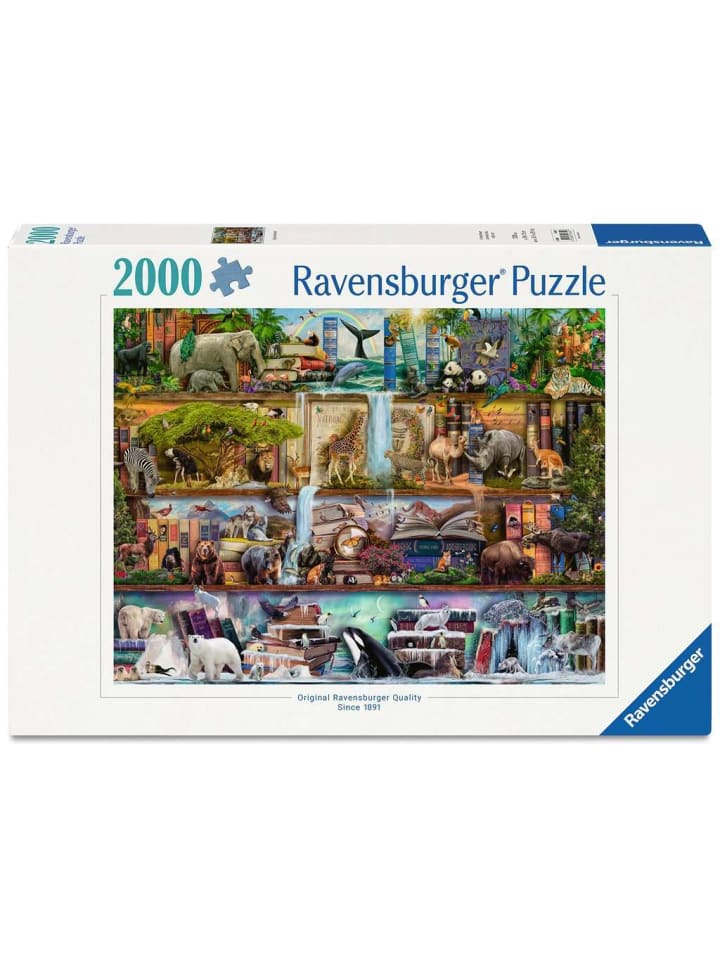 

Пазл Ravensburger, 2000 деталей. Эйми Стюарт: Великолепная дикая природа в цвете