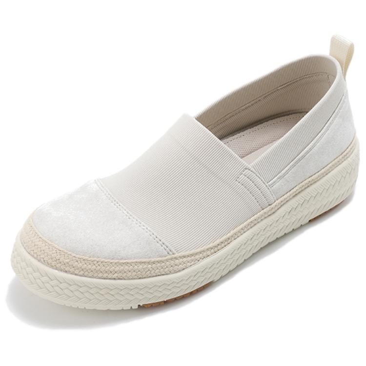 Удобные, дышащие, нескользящие, эспадрильи из трикотажа Panxi Slip on, женская повседневная обувь PANSY, Ecru