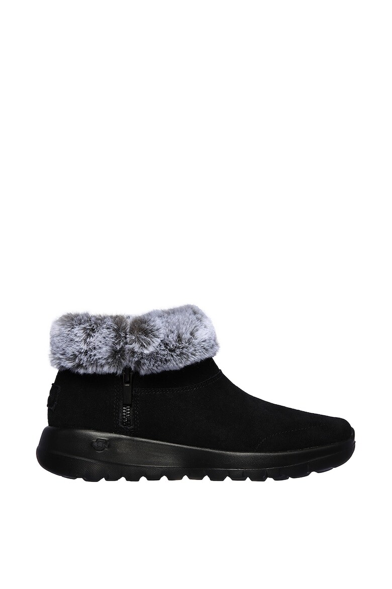 

Замшевые ботинки On The Go Joy с эко-пухом Skechers, черный