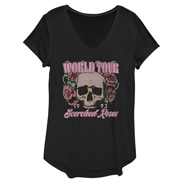

Футболка Women's world tour 1993 scorched roses graphic Unbranded, Розовый, Футболка Women's world tour 1993 scorched roses graphic Unbranded