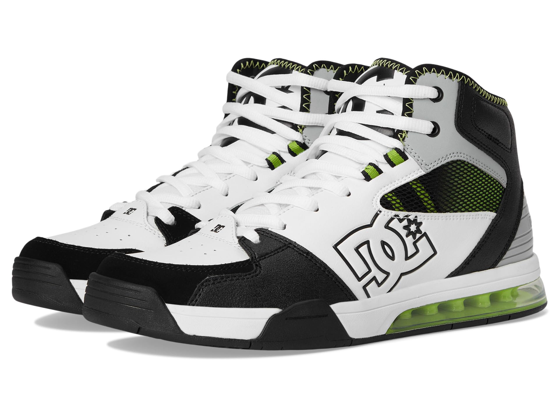

Кроссовки DC Versatile Hi, White/Black/Green
