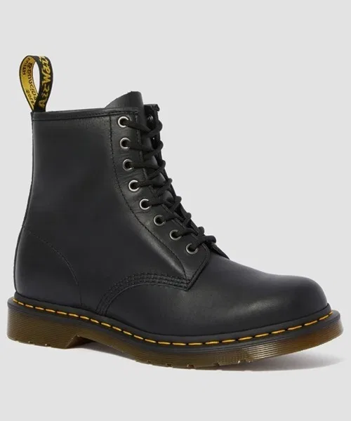Ботинки Dr. Martens 1460 Nappa 8-дырочные кожаные чёрные — фото 2