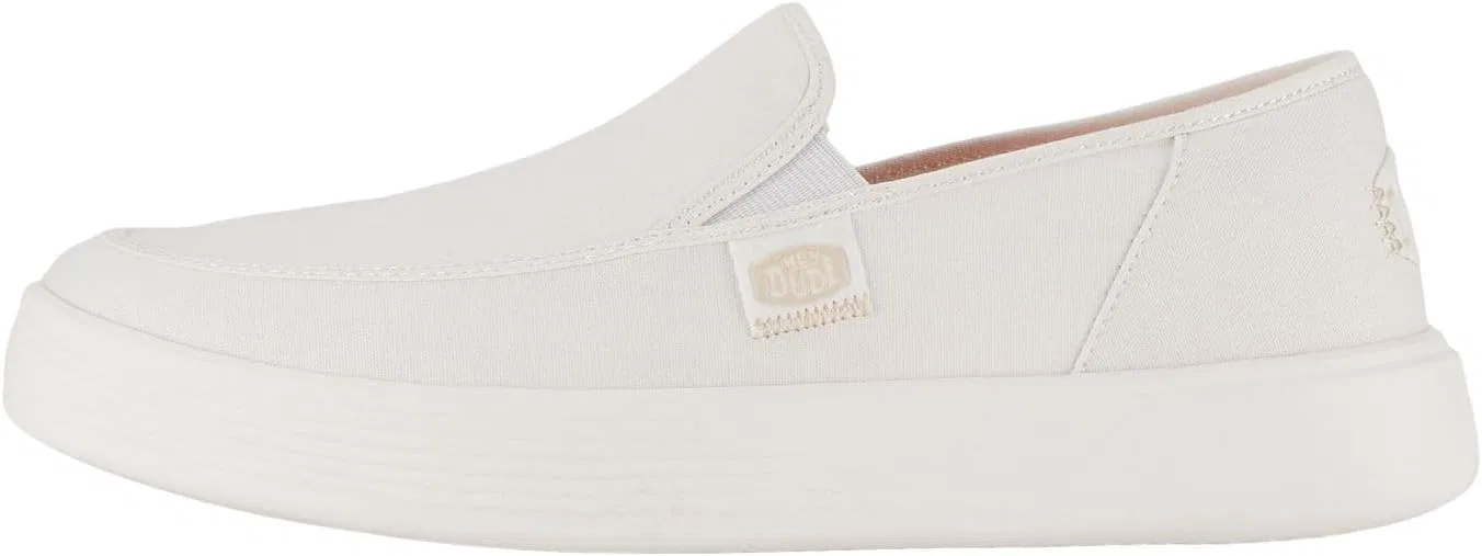 Мужские слипоны Heydude Sunapee M из парусины, White
