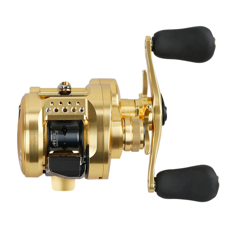 

SHIMANO Calcutta Conquest круглый мультипликатор для морской рыбалки, усиленная модель для дальнего заброса на black fish