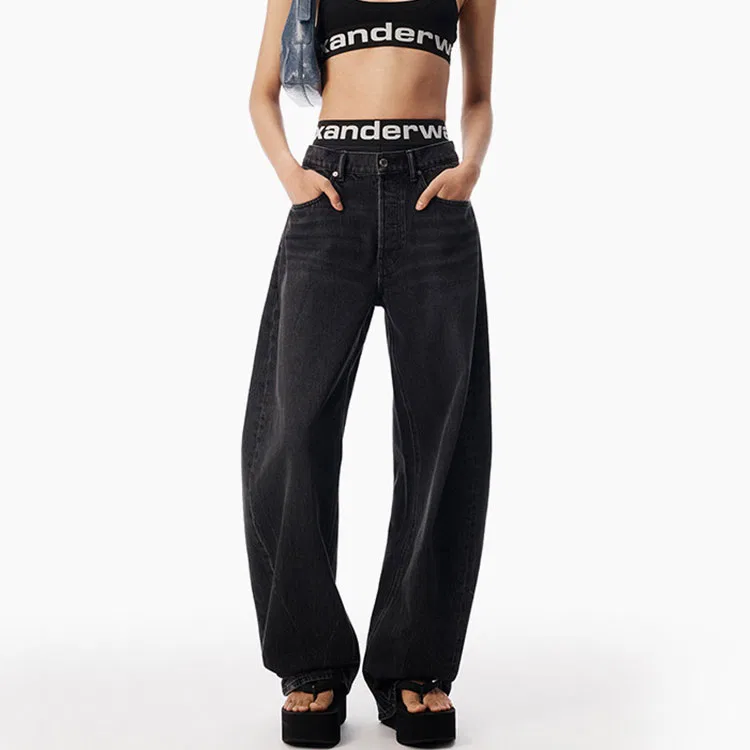 Джинсы женские distressed gray Alexander Wang — фото 3