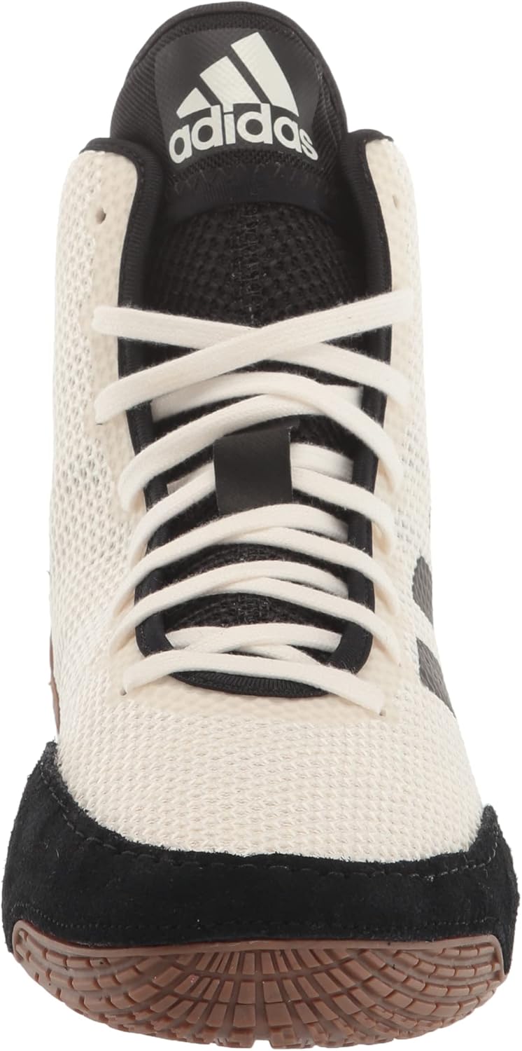 Детские борцовские кроссовки adidas Unisex-Child Tech Fall 2.0, белый/черный — фото 2