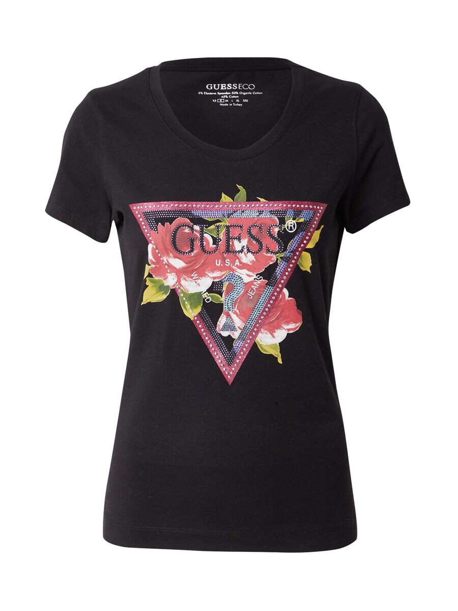 

Футболка GUESS Shirt ROSES, черный