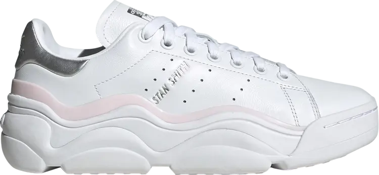 

Кроссовки Wmns Stan Smith Millencon 'White Clear Pink Silver', белый