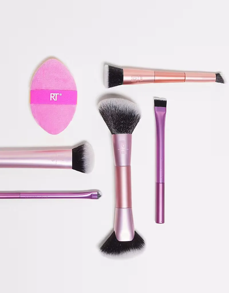 Набор кистей и спонжей Real Techniques Big Blends Energy Brush & Puff Set — фото 2