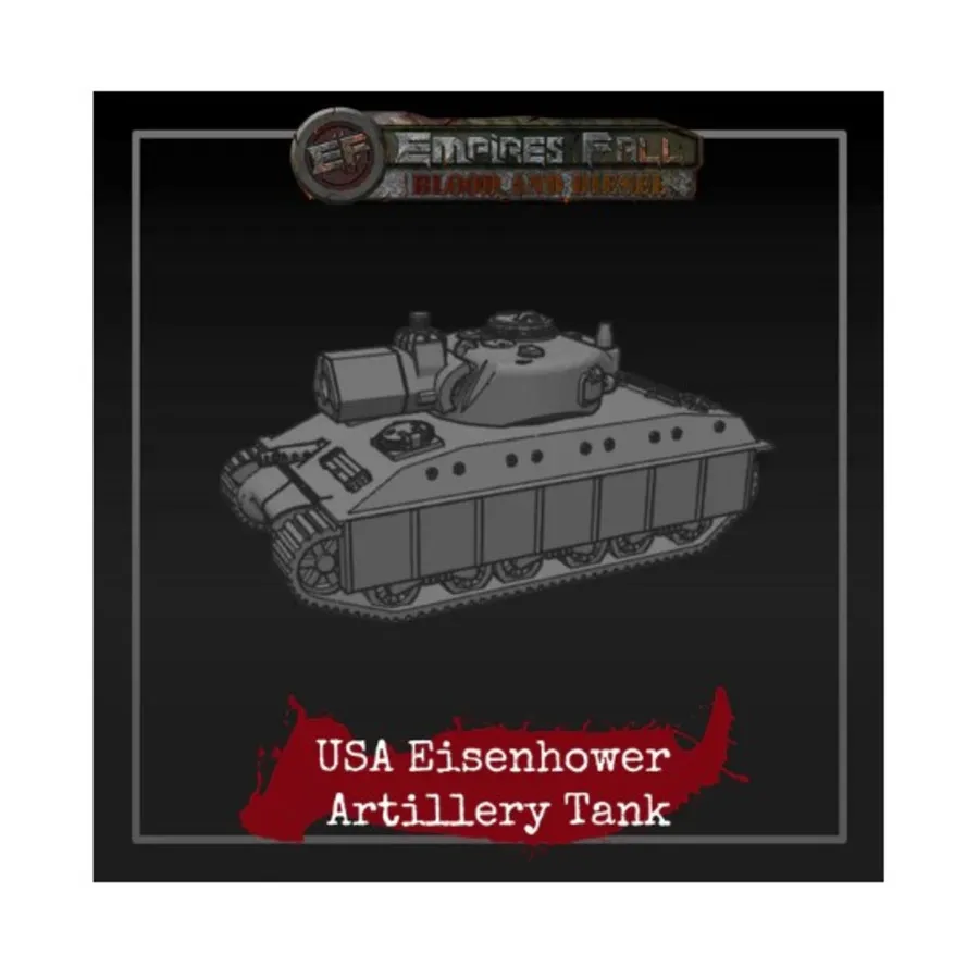 

Артиллерийский танк Эйзенхауэра США, Curtain or Iron - A World Divided (28mm)