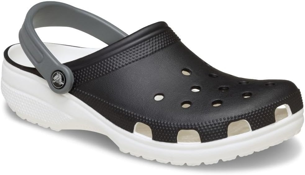 Сабо Унисекс Классические Ретро Спортивные Сабо на Подошве Crocs, черный — фото 3