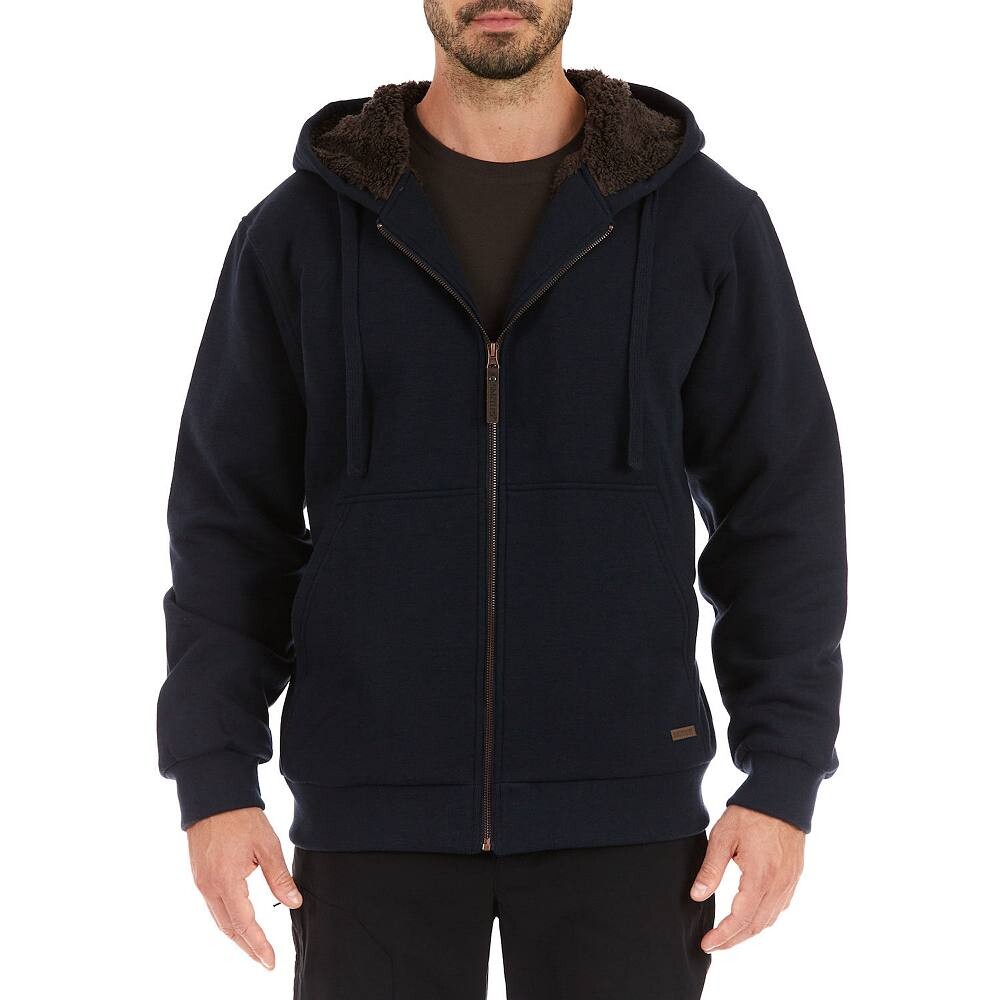 

Флисовая куртка Big & Tall Smith's Workwear на подкладке из шерпы, темно-синий