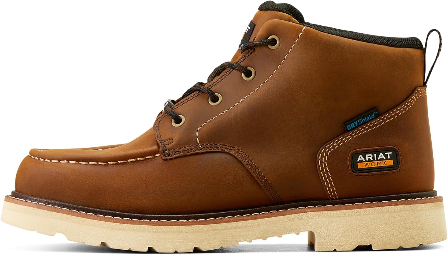 Мужские ботинки ARIAT Rebar Lift Chukka с водонепроницаемой мембраной, коричневый — фото 3