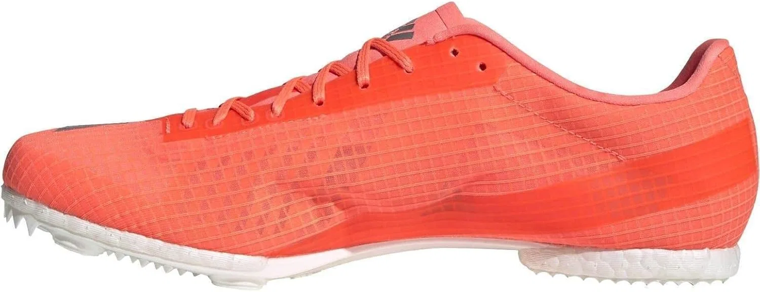 Унисекс кроссовки для легкой атлетики Adidas Adizero Md, Signal Coral Silver Met Ftwr White — фото 3