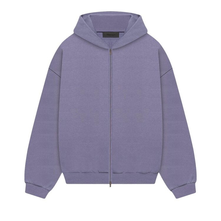 

Худи Fear of God Essentials Heavy Fleece Full Zip Hoodie Lavender, фиолетовый