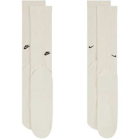 

Носки U NK ED CSH Crew 2P-144 Embrdy Nike, цвет Beige/Schwarz
