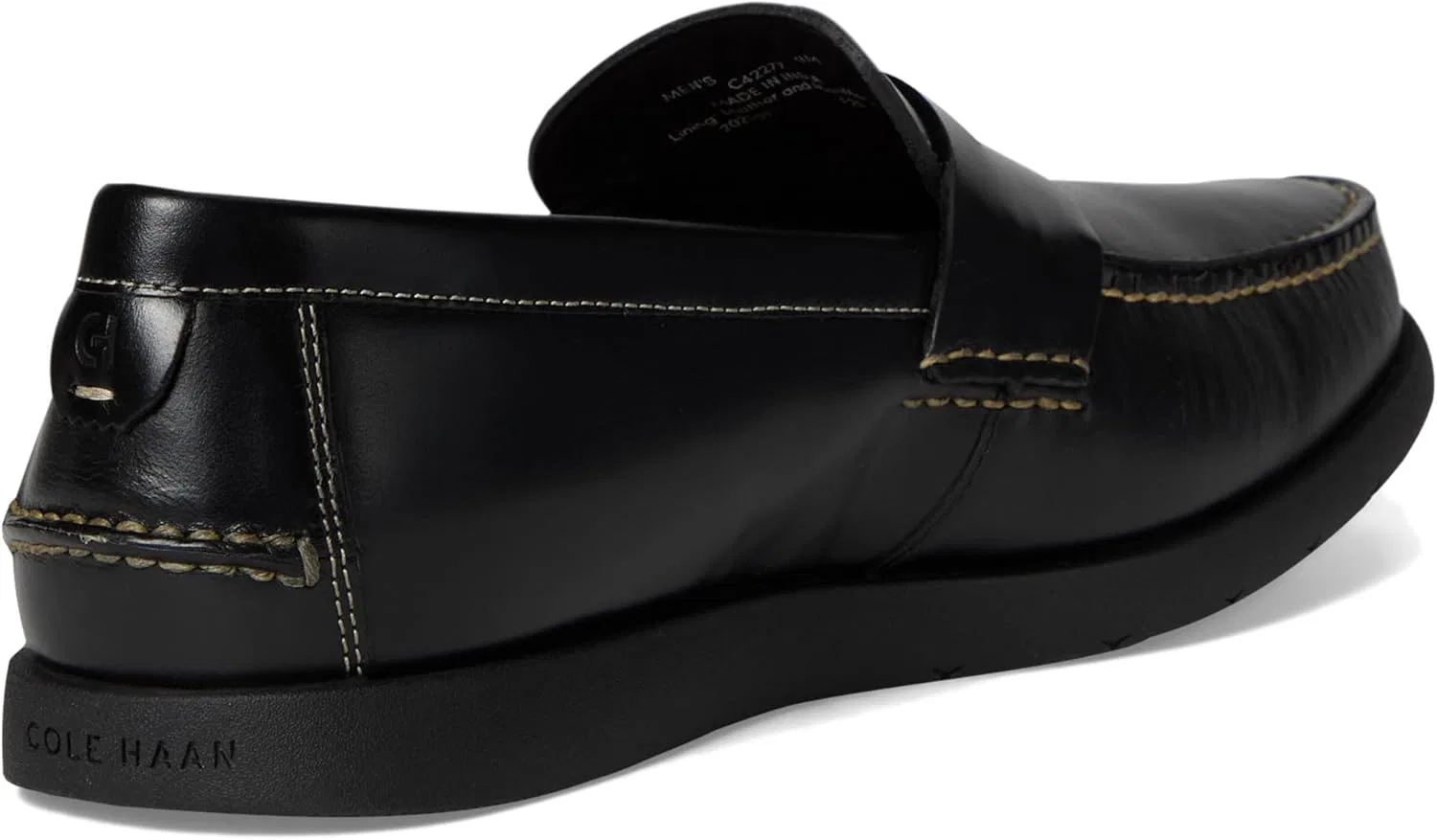 Мужские туфли Cole Haan Brower College Shoes (лоферы), Black — фото 3