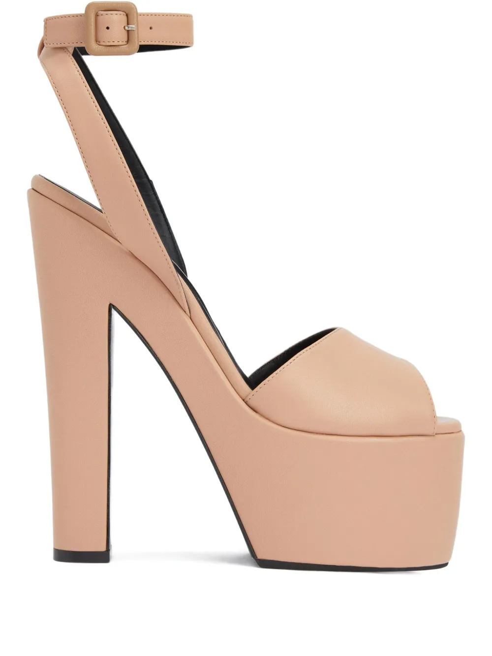 Босоножки на платформе Tarifa высотой 170 мм Giuseppe Zanotti, розовый