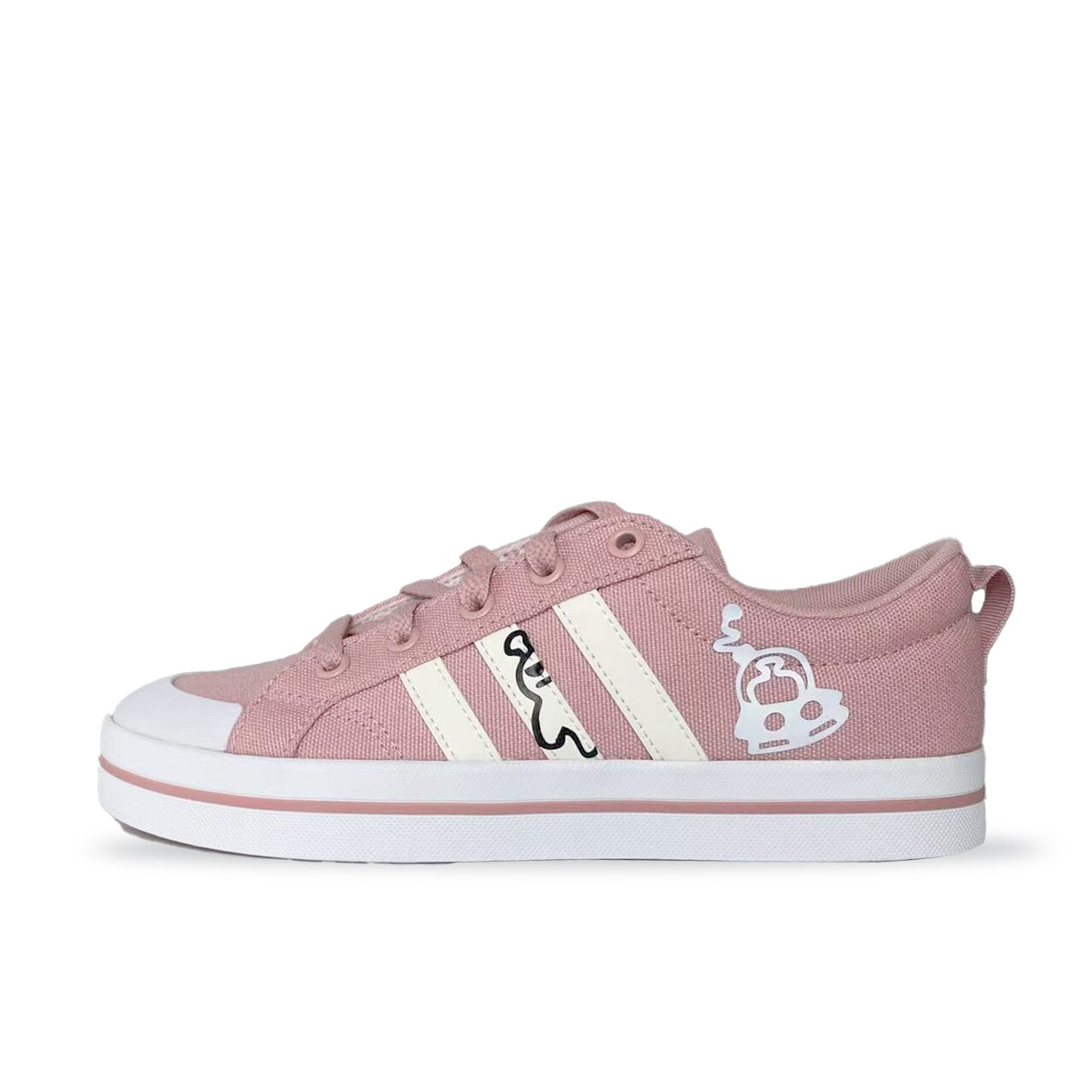

Кроссовки adidas neo Bravada Skateboarding Shoes Women's Low-top Chalk White, розовый