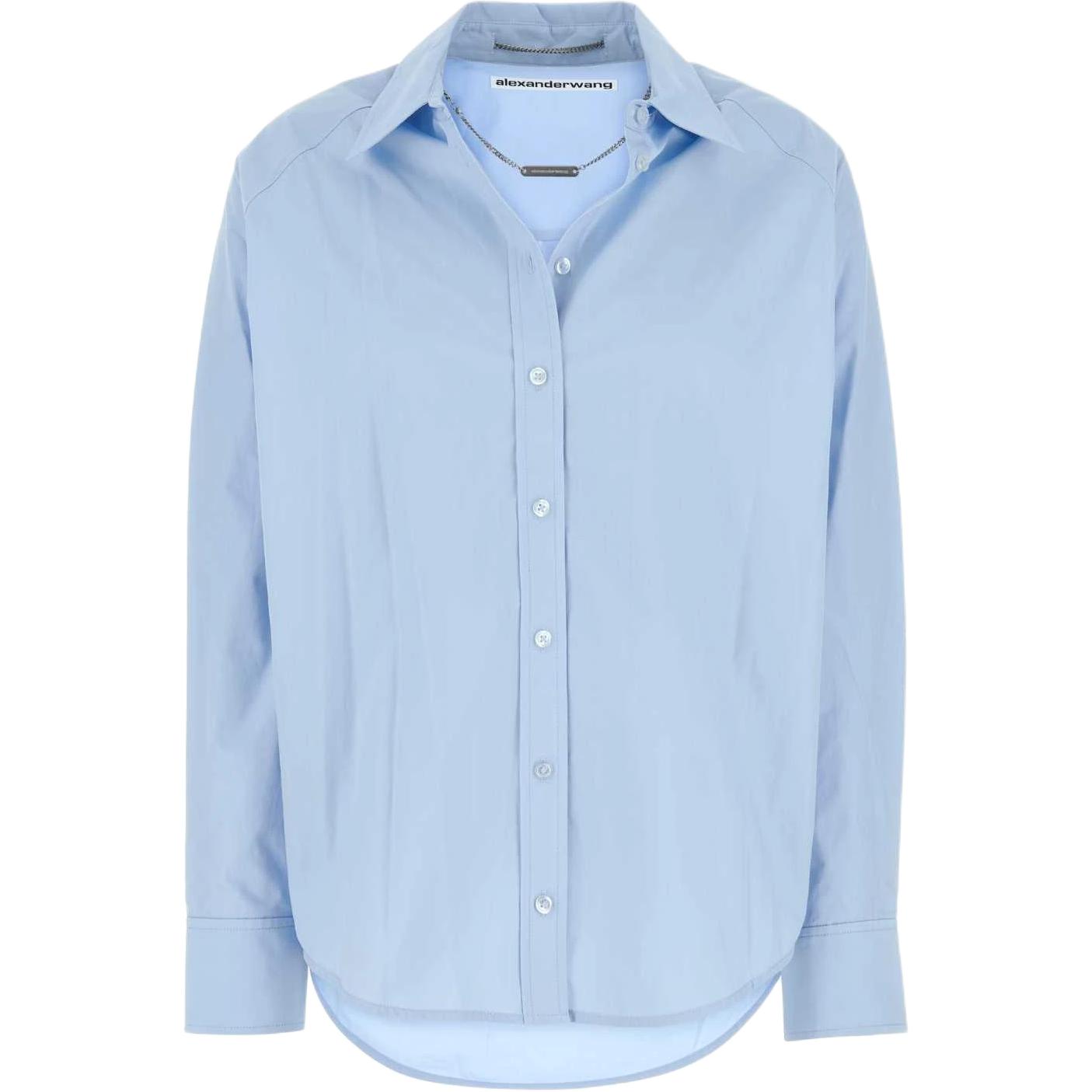 

Alexander Wang Женская рубашка светло-голубого цвета
