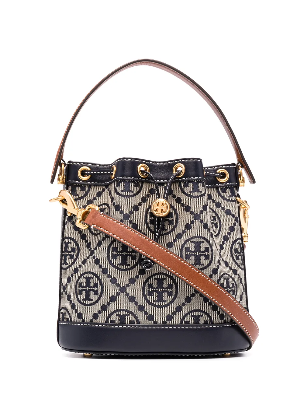 

Сумка-ведро T Monogram Tory Burch, нейтральный