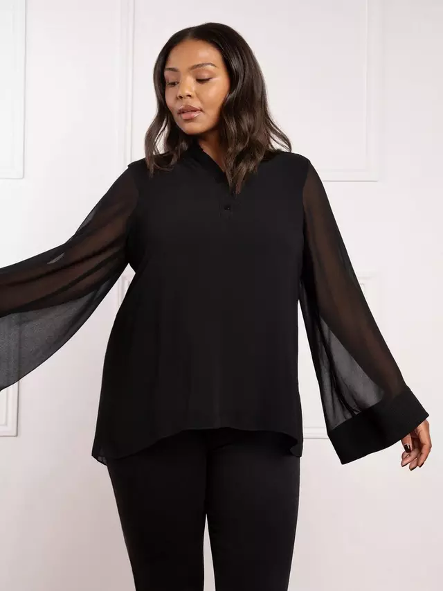 

Топ Live Unlimited Curve Wide Sleeve, черный