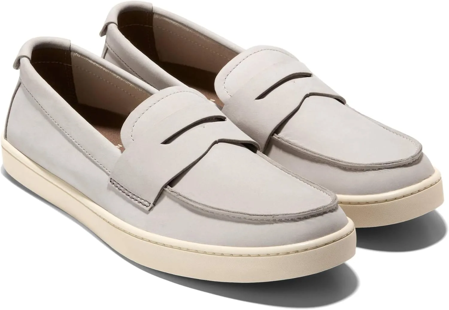 Лоферы Cole Haan Nantucket Deck, серебряный
