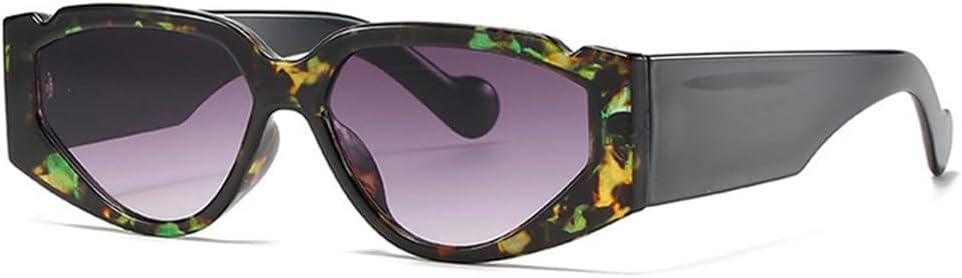 

Солнцезащитные очки UV400 с широкими дужками в стиле панк, градиентной расцветки, для женщин и мужчин, для бега и занятий спортом на открытом воздухе UYPTK, C2 Flower-gray