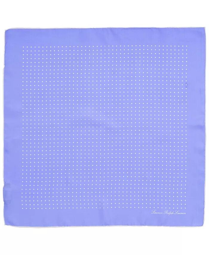 

Квадратный шарф Core Dot Lauren Ralph Lauren, синий
