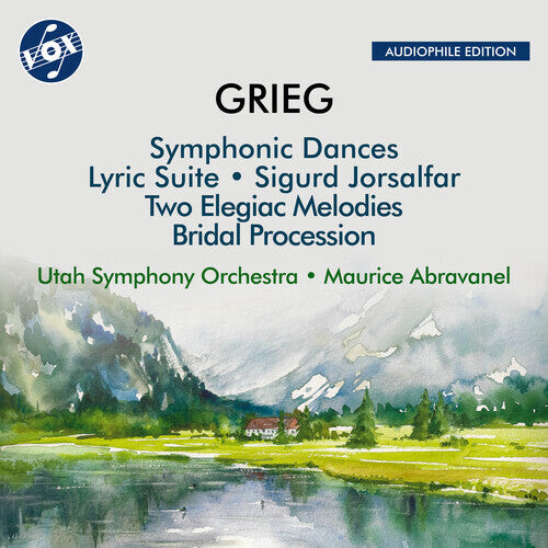 

CD диск Grieg / Abravanel / Utah Symphony Orchestra: Grieg: Symphonic Dances, Op. 64; Bridal Procession Passes By, Op. 19; Sigurd Jorsalfar, Op. 56; Two Elegiac Melodies for String Orchestra, Op. 34; Lyric Suite, Op. 54