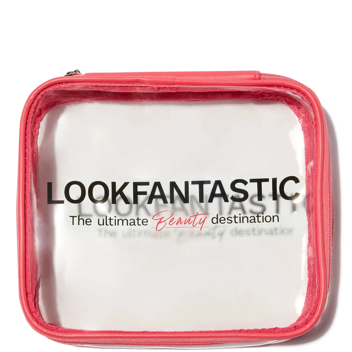 

Прозрачная дорожная сумка - розовый Lookfantastic