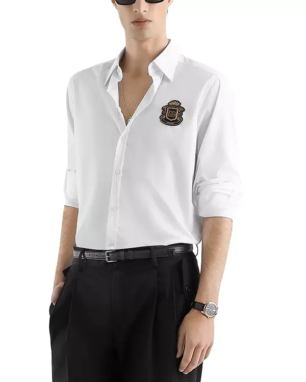 Футболка с логотипом и эмблемой Dolce & Gabbana, White