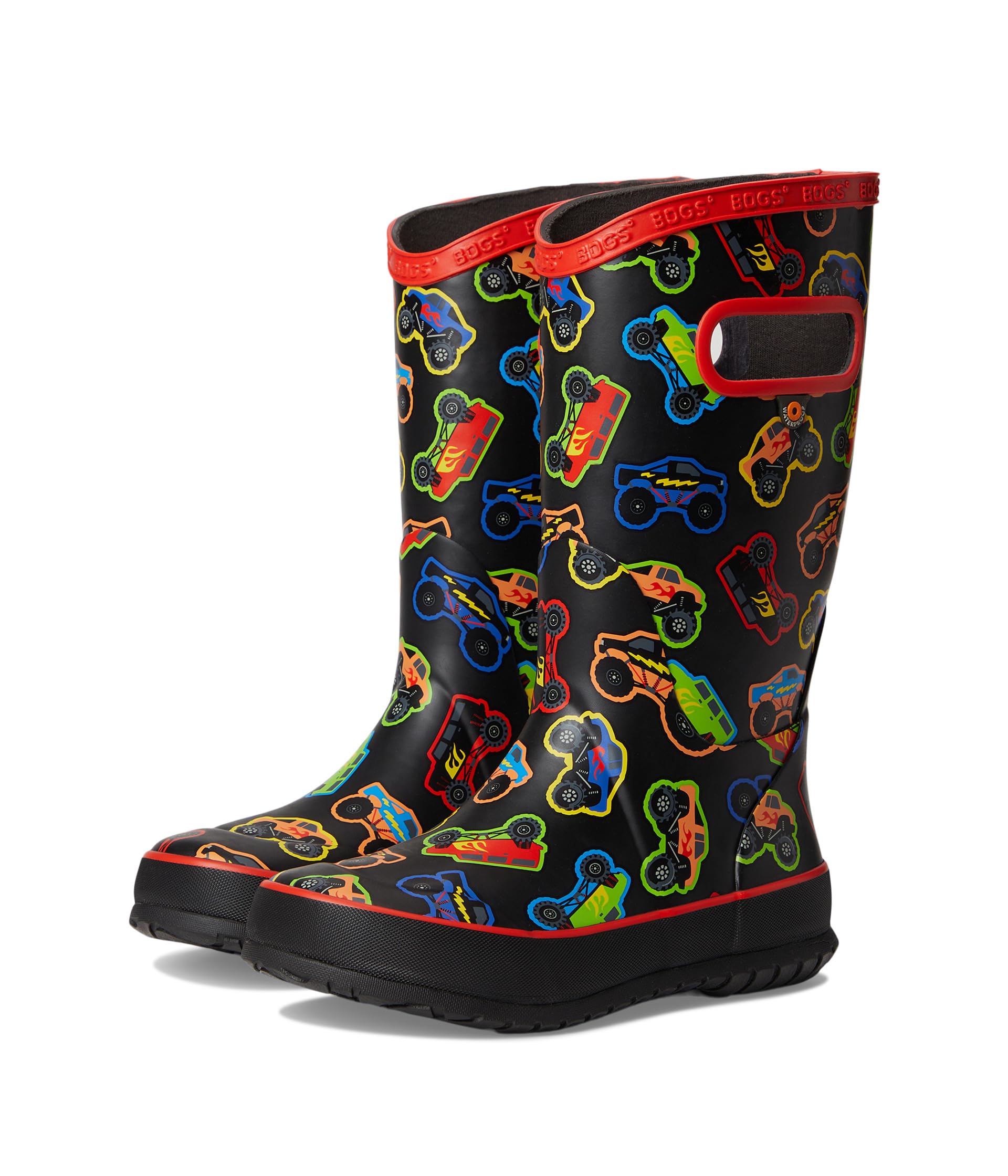 

Ботинки Bogs Kids Rainboot Monster Trucks, черный мульти