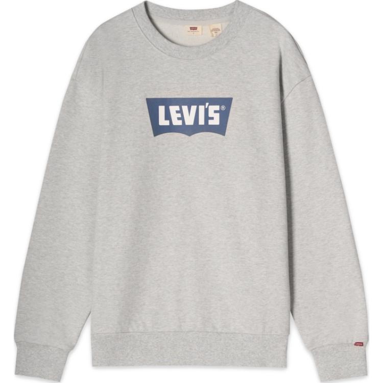 Свитшот Levi’s Denim Drifter Series мужской серый Levis — фото 2