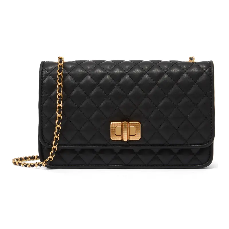 

CHARLES&KEITH Полиуретановая маленькая сумка через плечо, Black