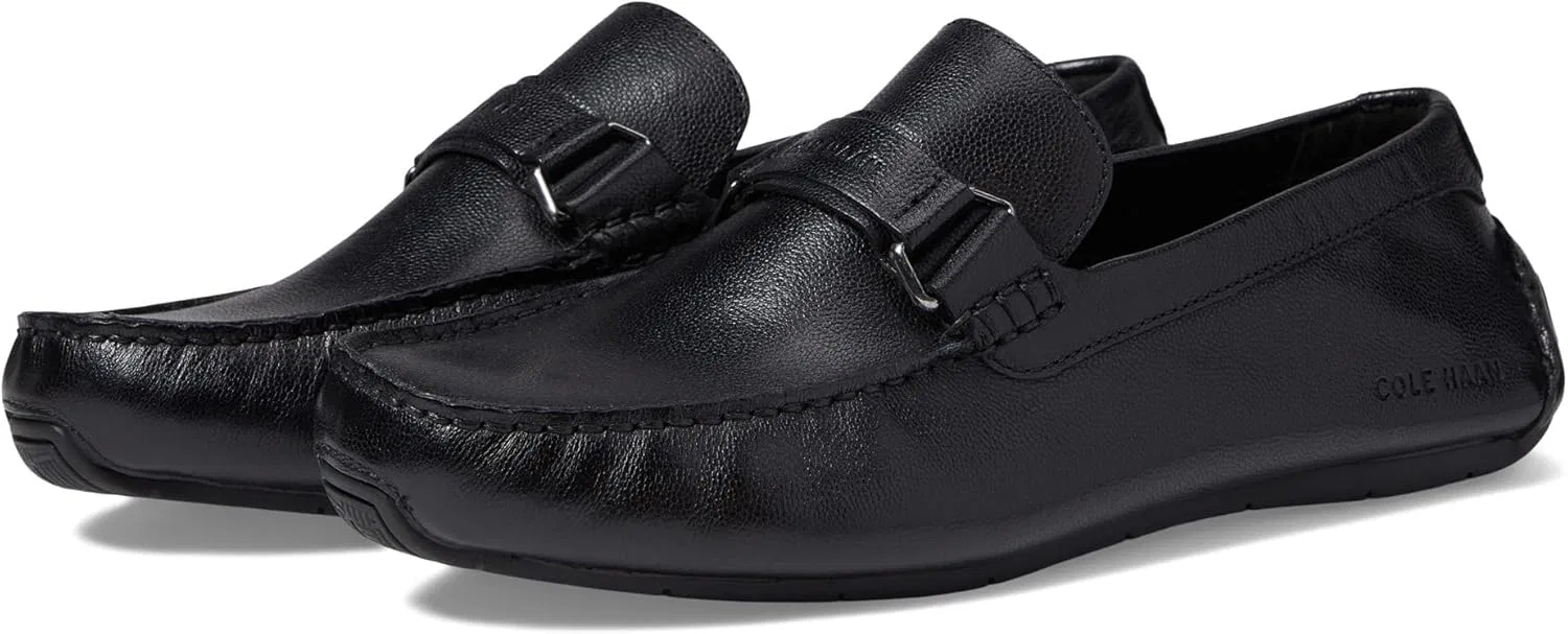 Лоферы Cole Haan, Black Textured/Black — фото 2