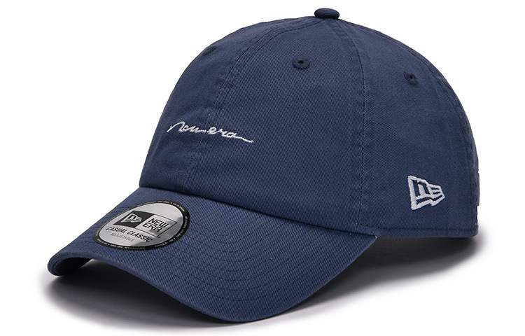

New Era Хлопковая бейсболка унисекс светло-голубая, Navy Blue