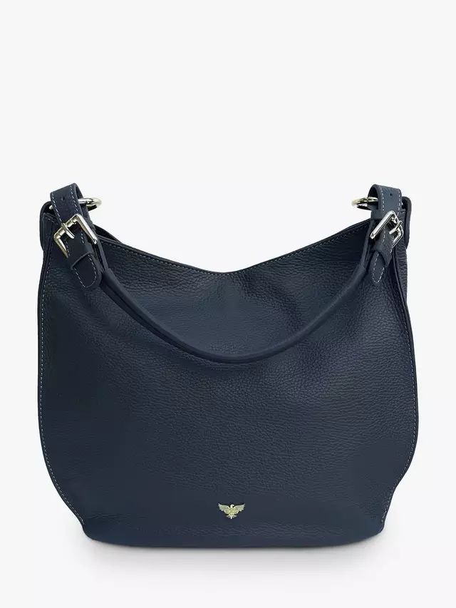

Сумка через плечо Apatchy The Harriet Slouchy Leather, темно-синий