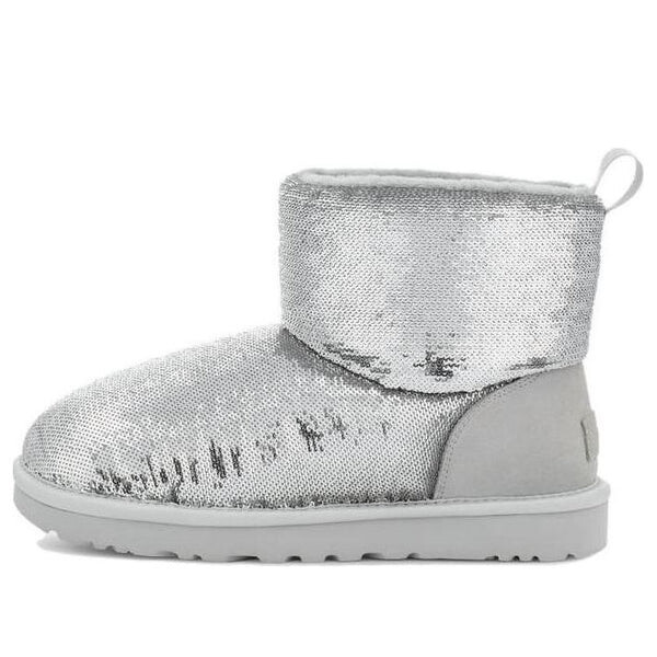 

Кроссовки классические мини-ботинки Ugg, серебряный, Серый, Кроссовки классические мини-ботинки Ugg, серебряный