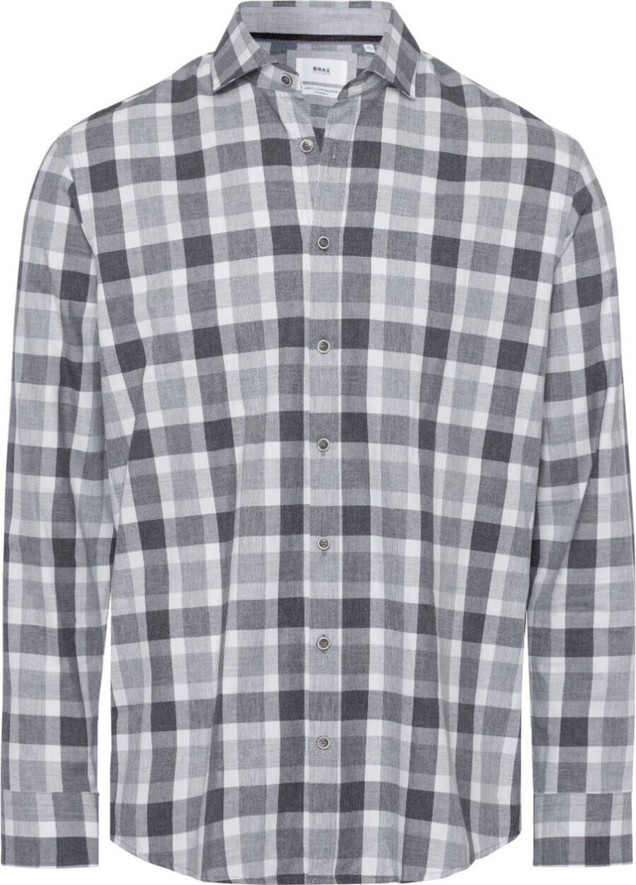 

Клетчатая рубашка BRAX Regular fit Button Up Shirt Harold, цвет grey/anthracite